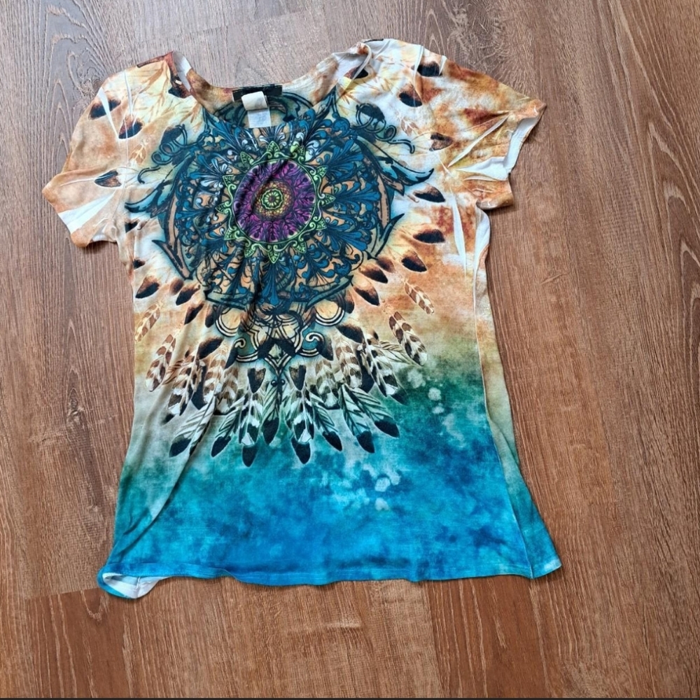 2000's Y2K Tie Dye Dreamcatcher T-Shirt